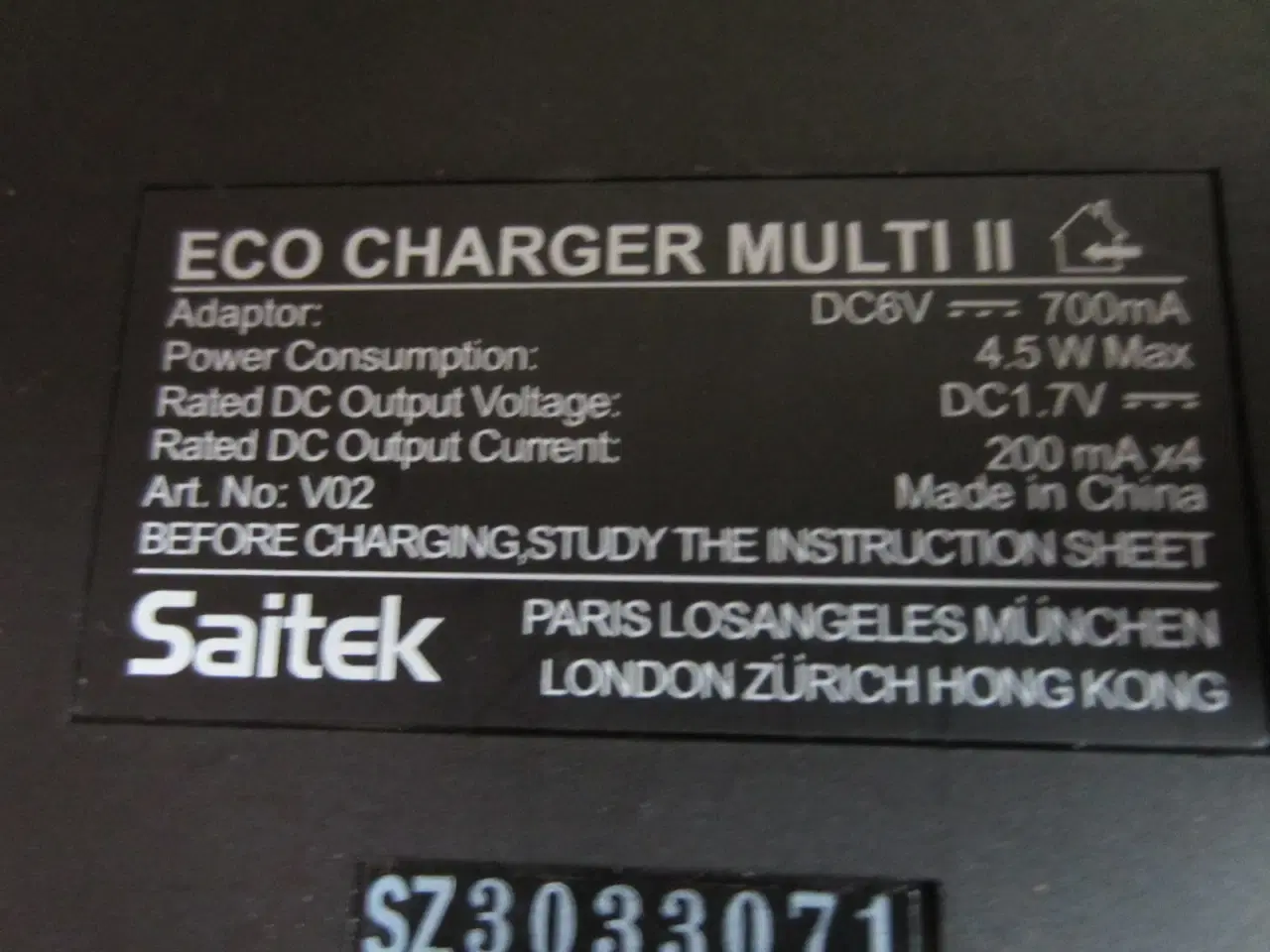 Billede 6 - Saitek ECO 2 Multi Charger Alkaline BATTERIOPLADER