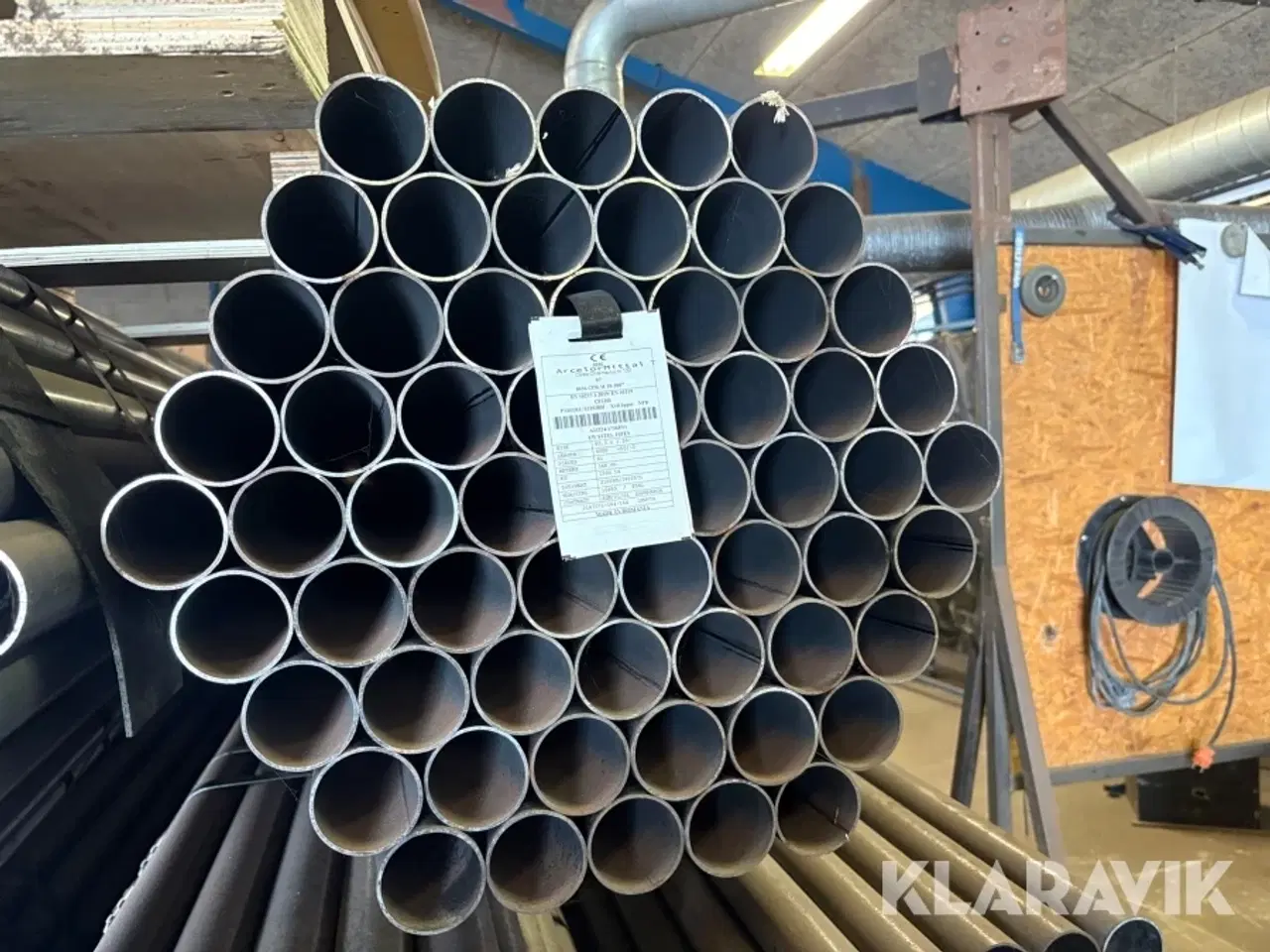 Billede 2 - Stål rør 6 meter 61 styk