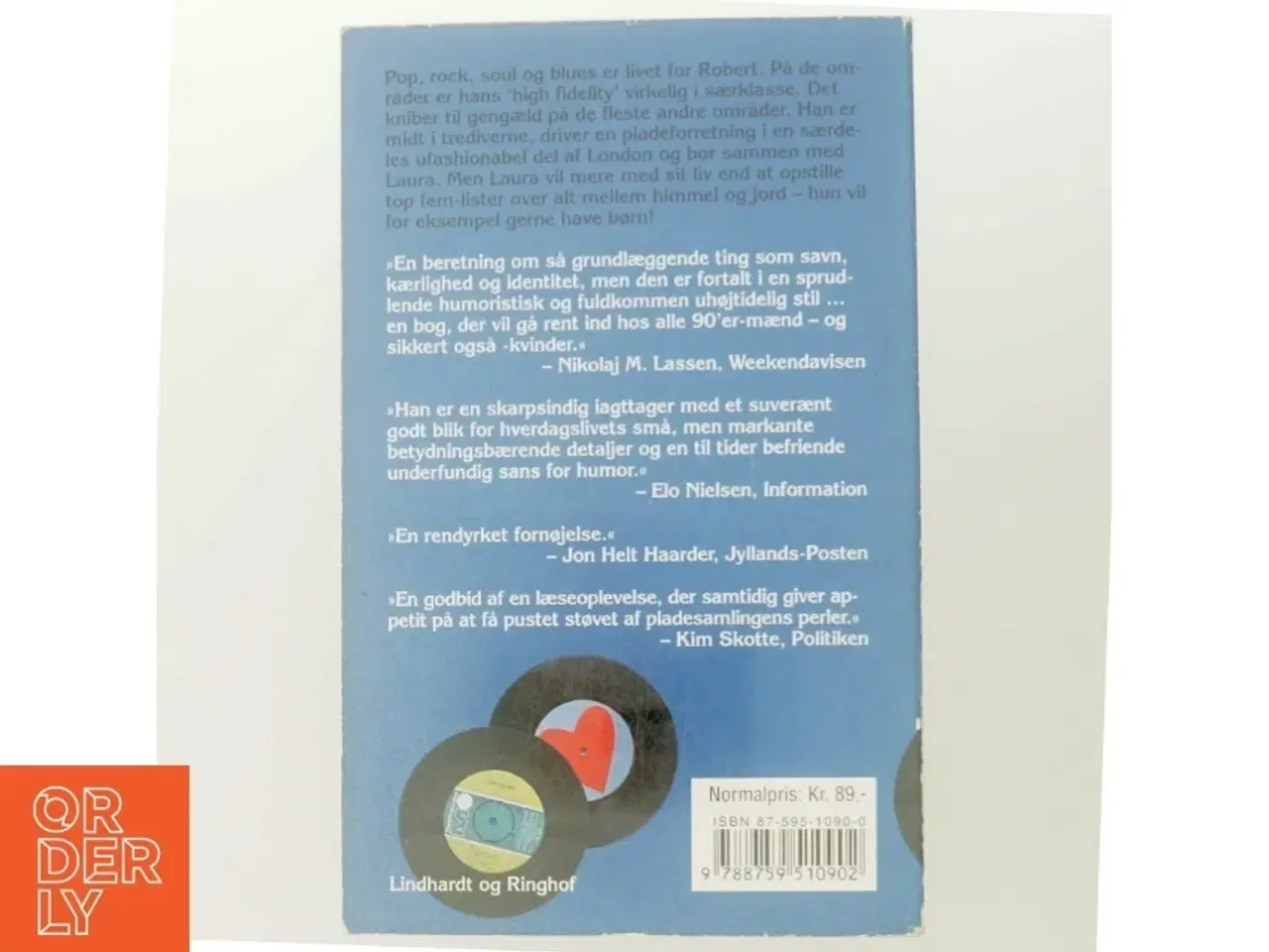 Billede 3 - High fidelity af Nick Hornby (Bog)