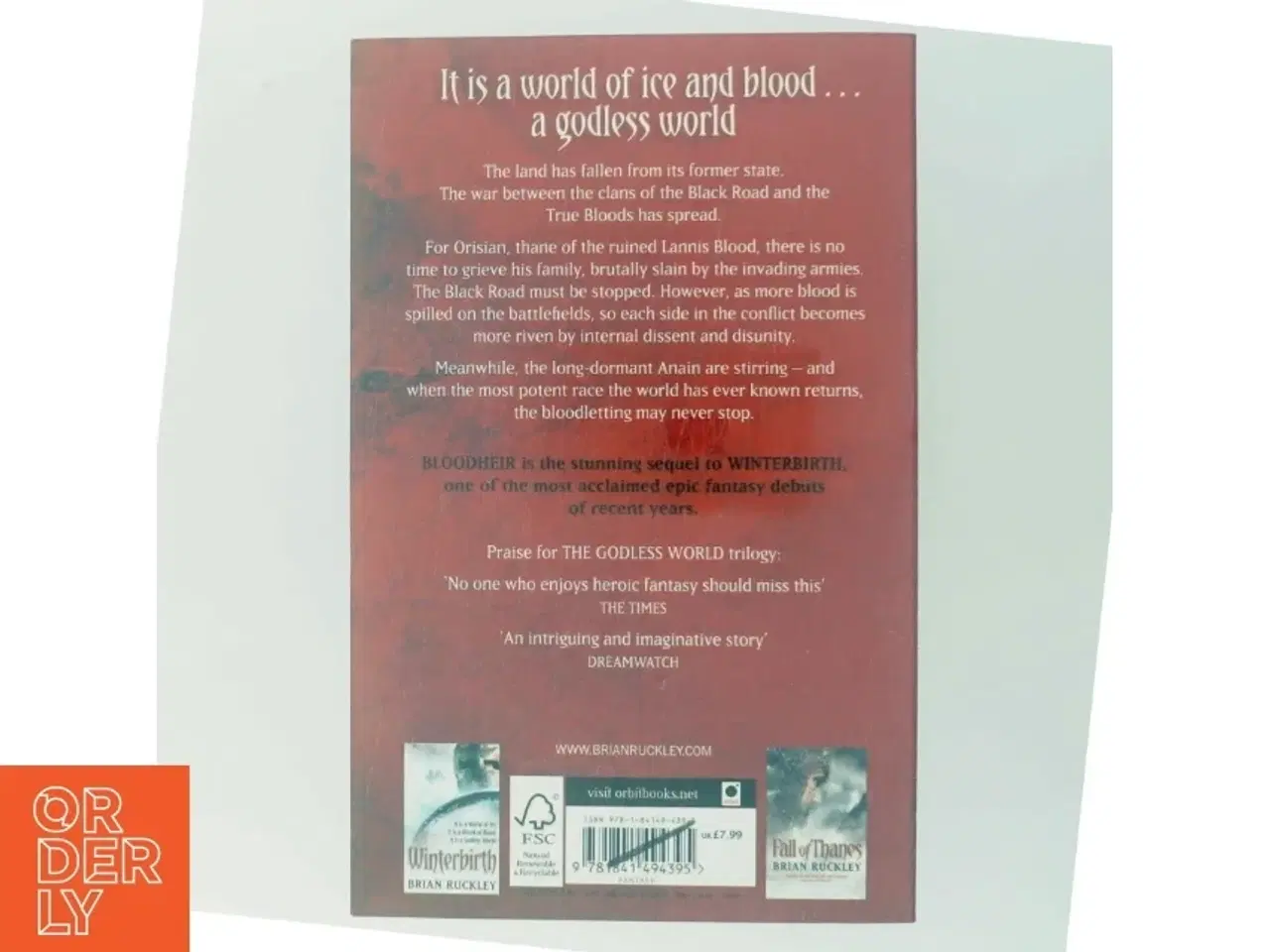 Billede 3 - Bloodheir af Brian Ruckley (Bog)