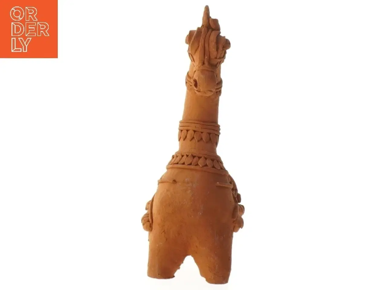 Billede 4 - Terrakotta figur af hest (str. 12x16 cm)
