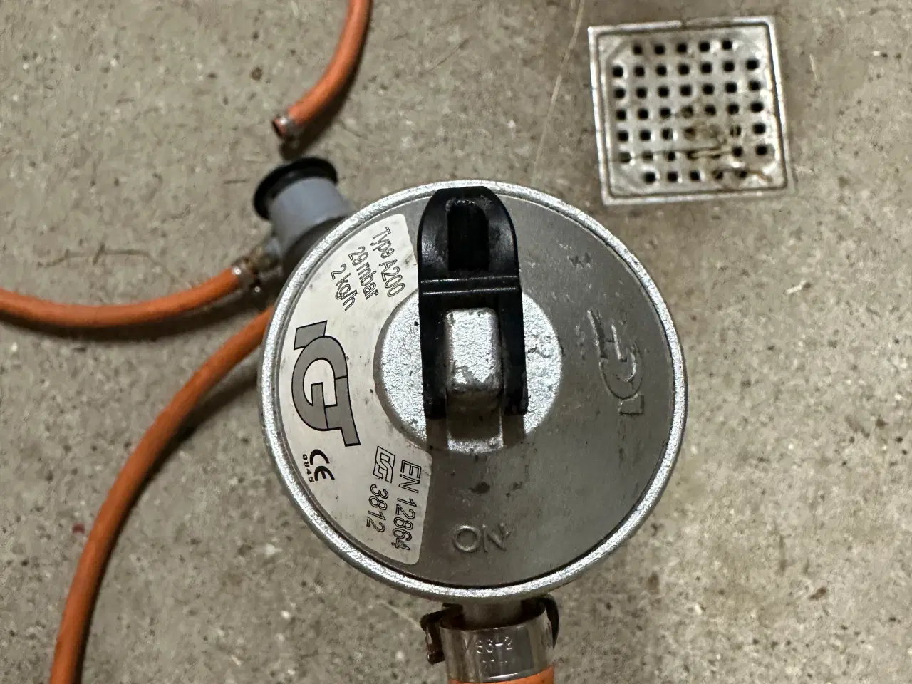 Billede 2 - Gasregulator med slange 