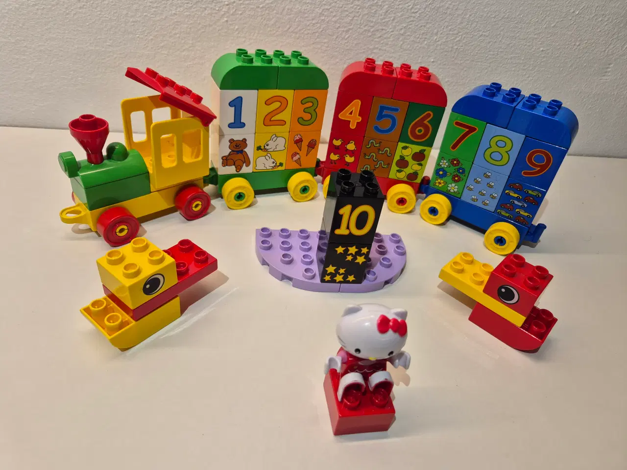 Billede 1 - Duplo Taltog Med tal fra 1 til 10 samt symboler fr