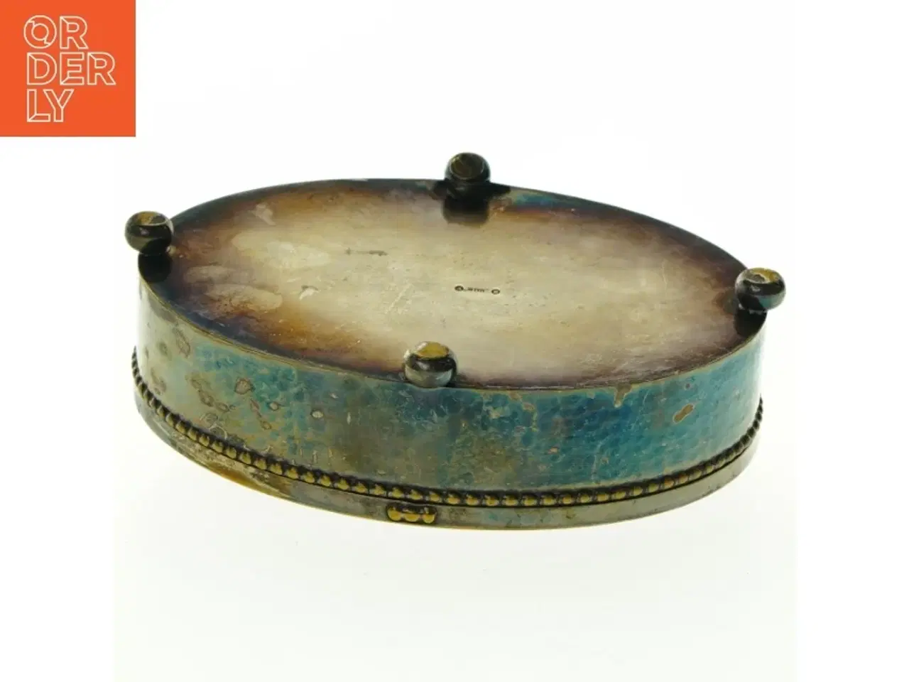 Billede 6 - Gammel MALM metal dåse med låg (str. 17 x 13 cm)
