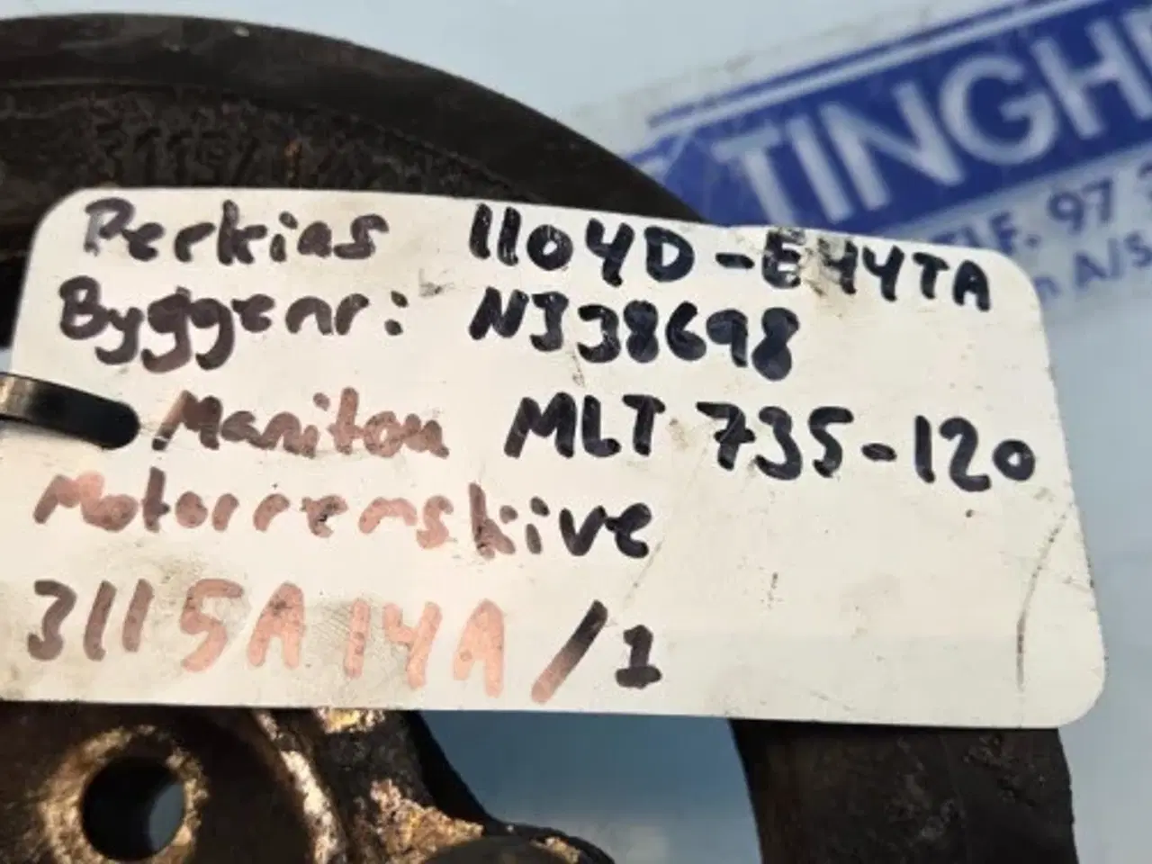 Billede 12 - Perkins 1104D-E44TA Motorremskive 3115A14A/1