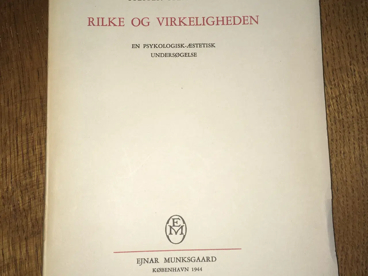 Billede 1 - Steffen Steffensen: "Rilke og virkeligheden"