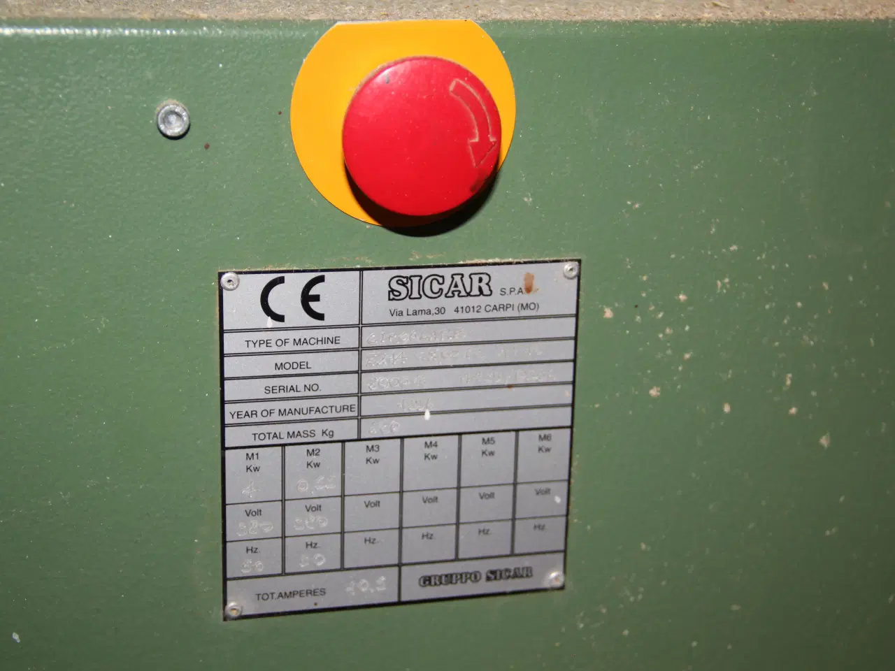 Billede 2 - Sicar Expres 140, stationær rundsav sælges.