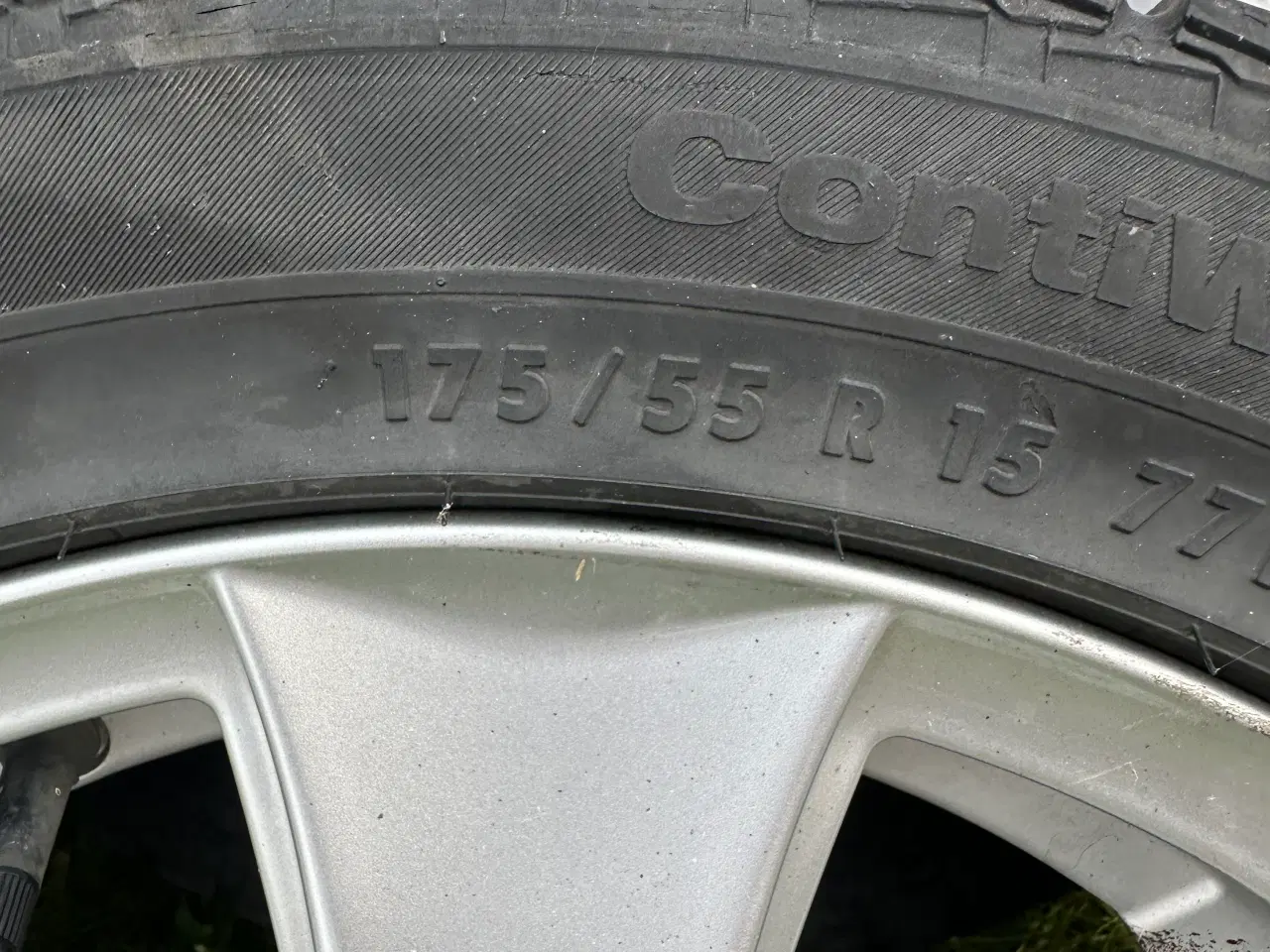 Billede 4 - Alufælge 4x100 R15 med vinterdæk.