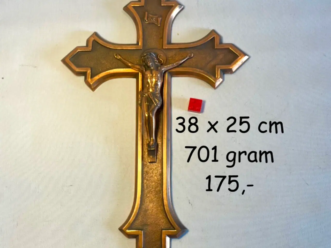 Billede 4 - Krucifiks, metal kors