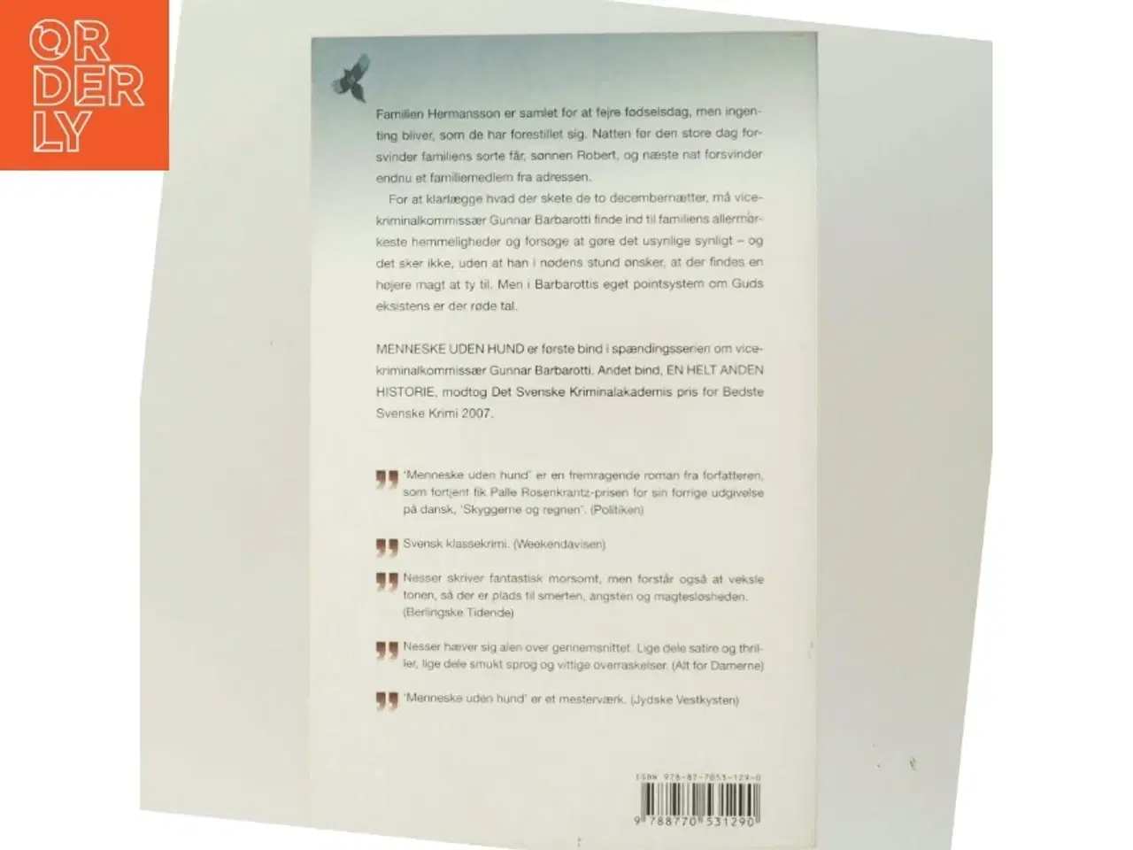 Billede 3 - Menneske Uden Hund (in Danish) (Bog)