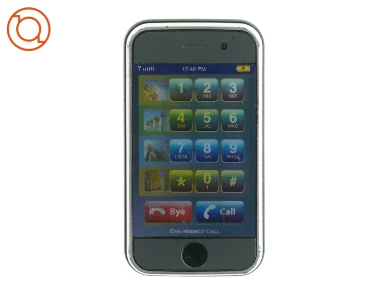 Billede 1 - Legetøjstelefon med lyd (str. 12 X 7cm)