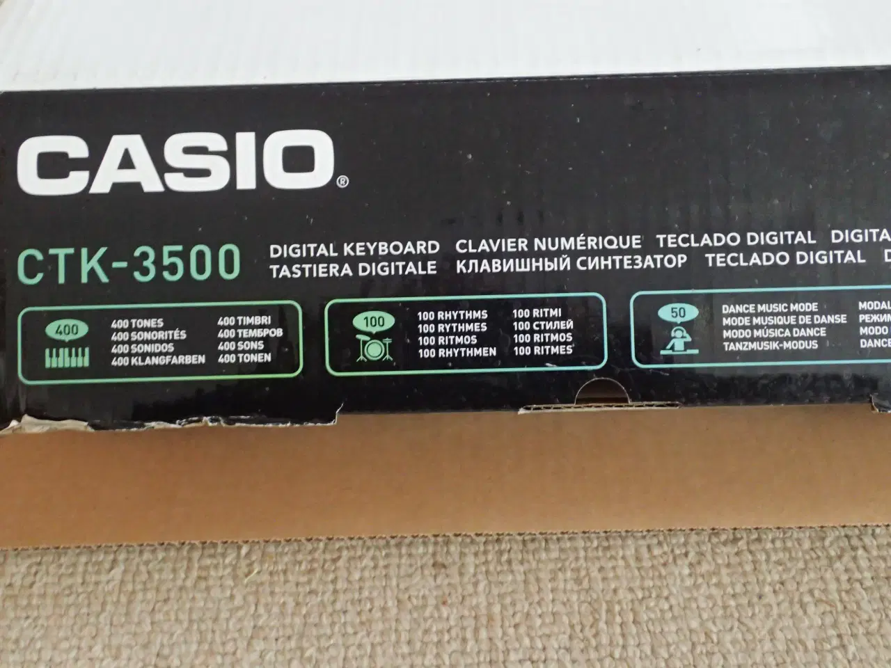 Billede 5 - Keyboard digital CASIO CTK-3500 ny.