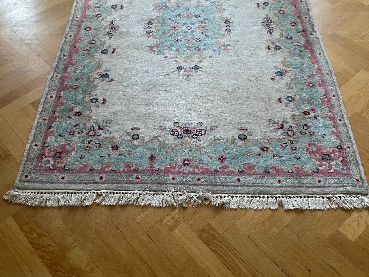 Billede 1 - Håndknyttet Smyrna tæppe