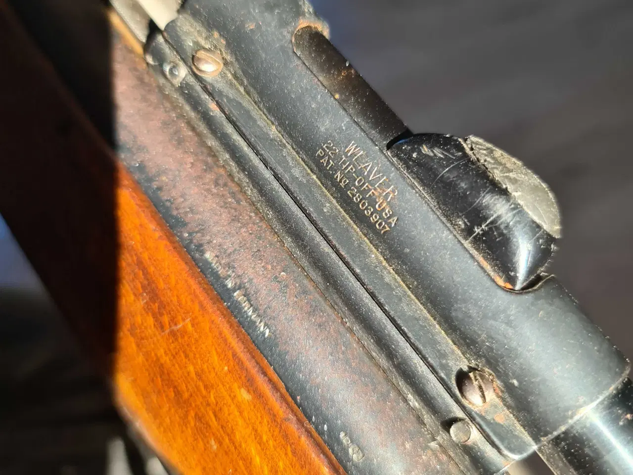 Billede 6 - Gammelt diana 27 luftgevær med kikkert sigte 