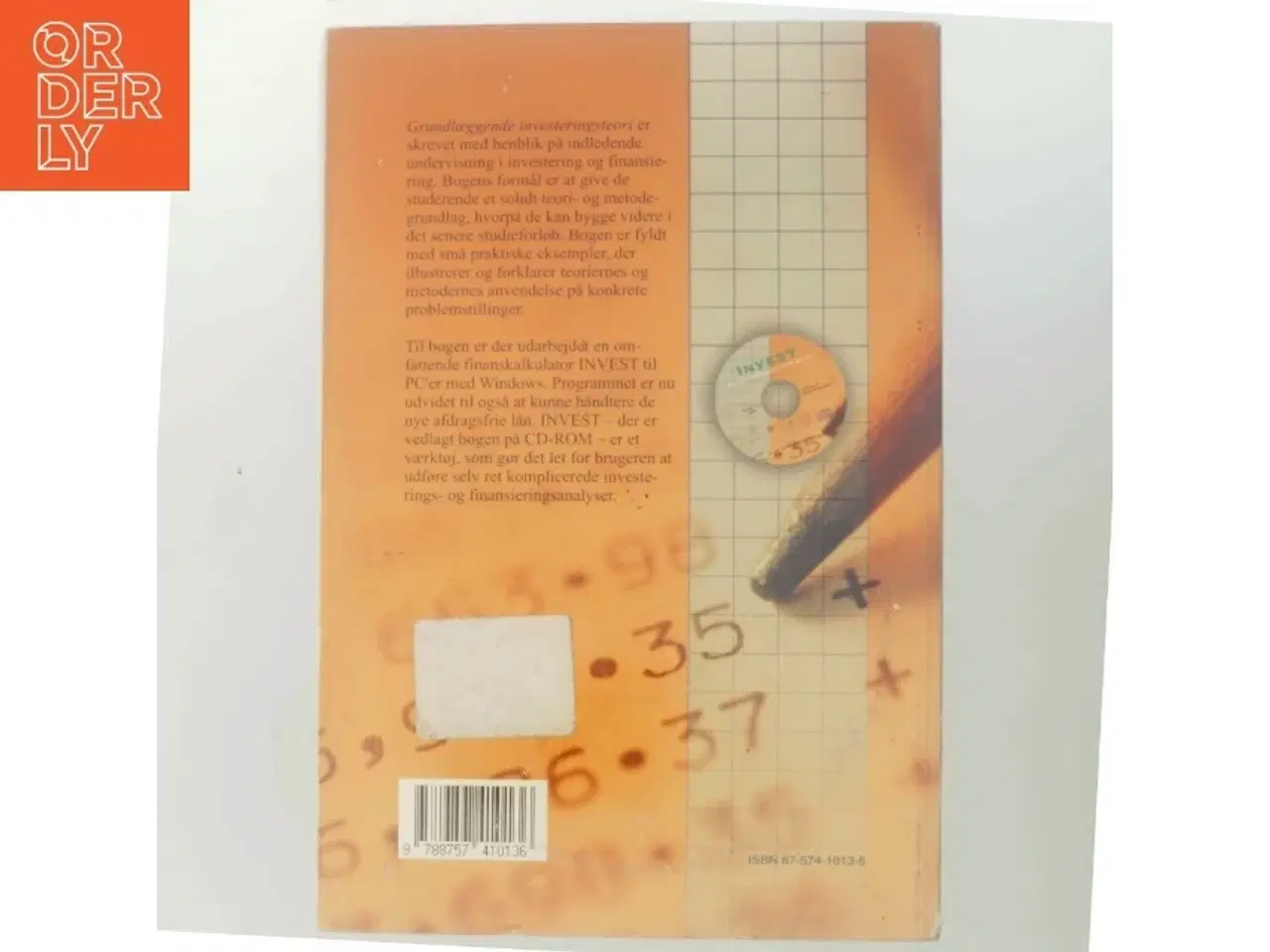 Billede 3 - Grundlæggende investeringsteori : med INVEST, en finanskalkulator på PC af Ove Hedegaard (Bog)