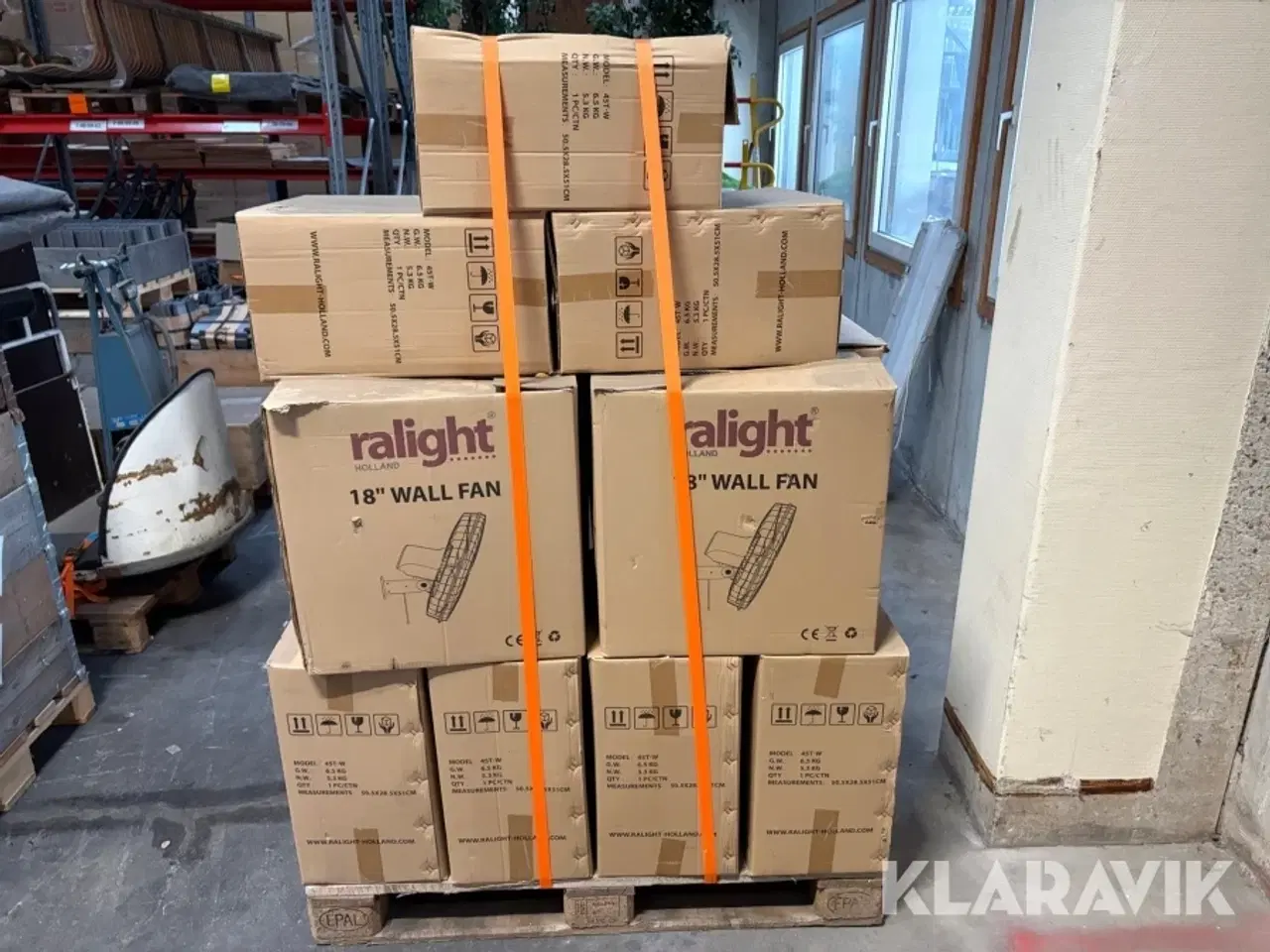 Billede 2 - Vægventilator Ralight 45T-W 18 tommer 15 styk