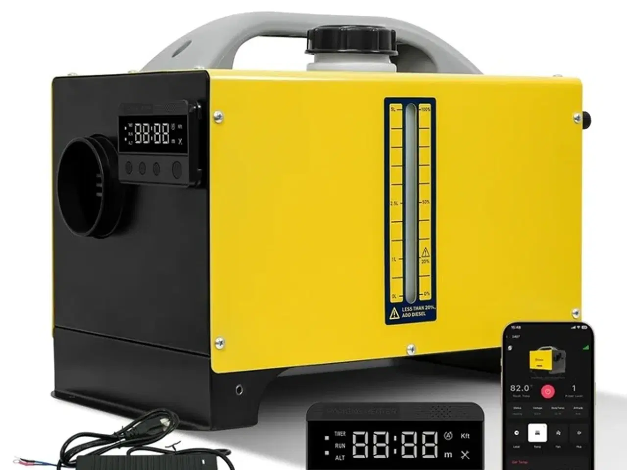 Billede 1 - Sunster Dieselfyr 8kW 12/24V GSM/LTE & Bluetooth