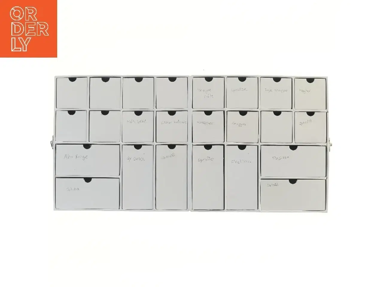 Billede 1 - Opbevaringsboks med skuffer (str. 26,5x26,5 cm)