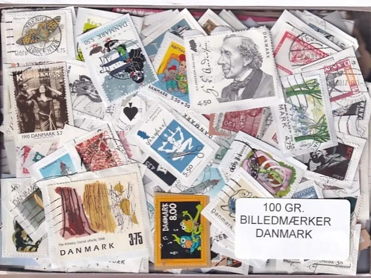 Billede 1 - Danmark 100 g. Billedmærker Enkeltklip - Ny varer hjemkommet 25 - 08 - 2024