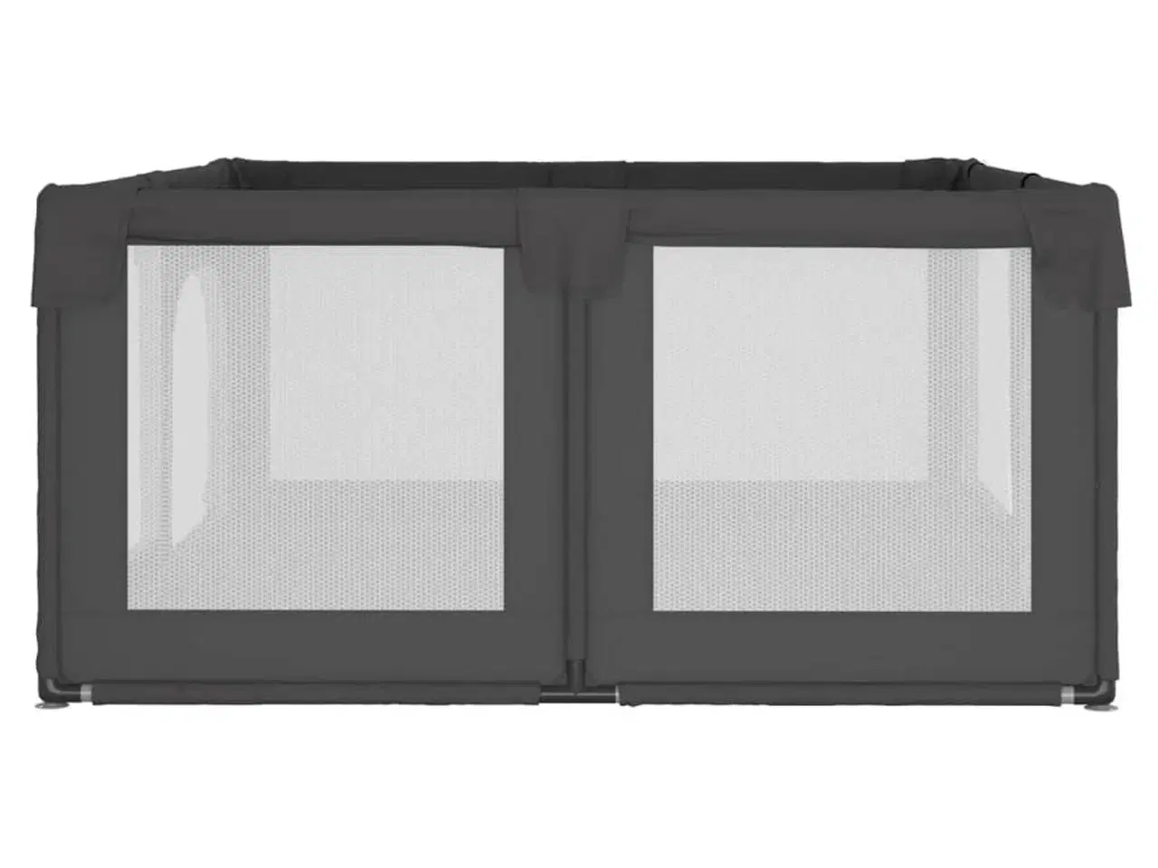 Billede 6 - Kravlegård med 2 indgange oxfordstof mørkegrå