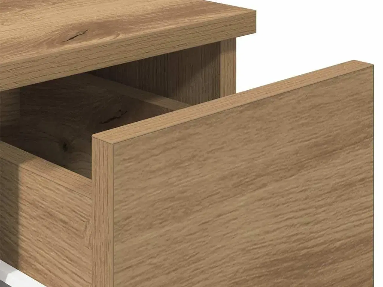 Billede 8 - Sengebord med skuffe 20x36x60 cm kunsteg