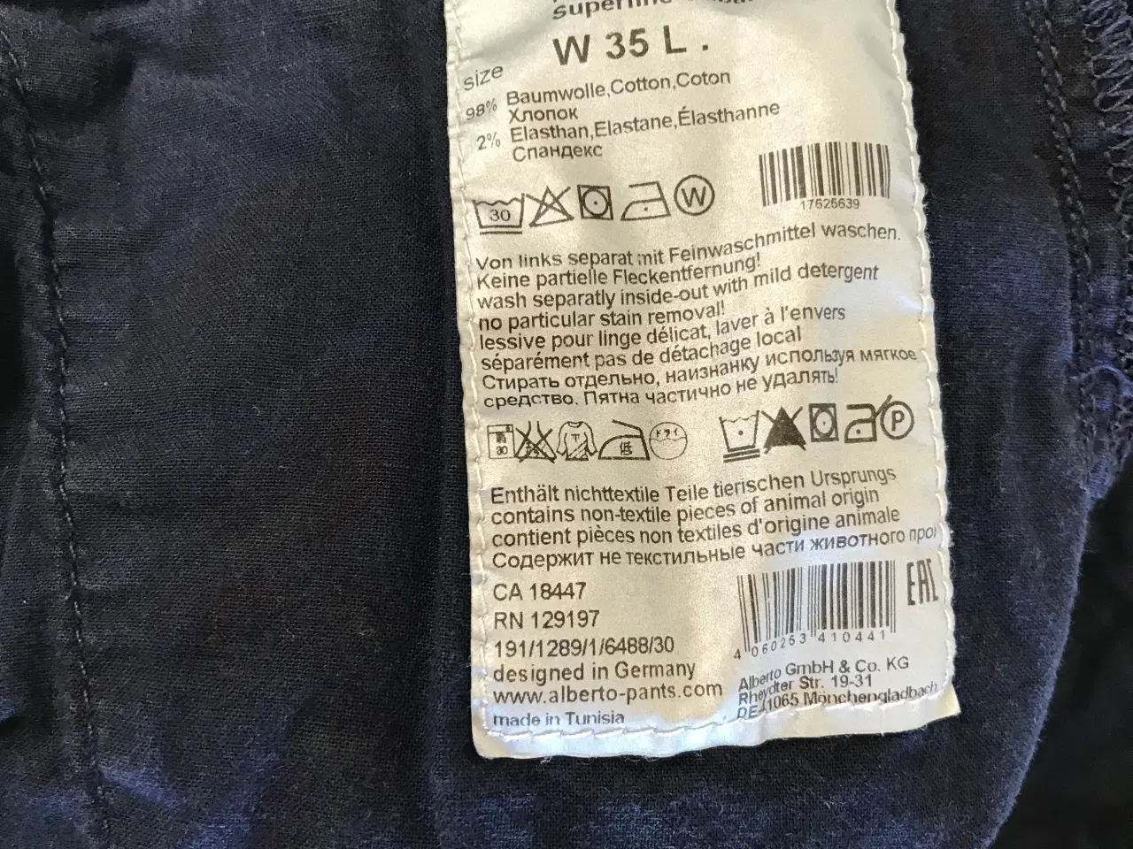 Billede 4 - Ubrugte herre shorts,Alberto str. 35