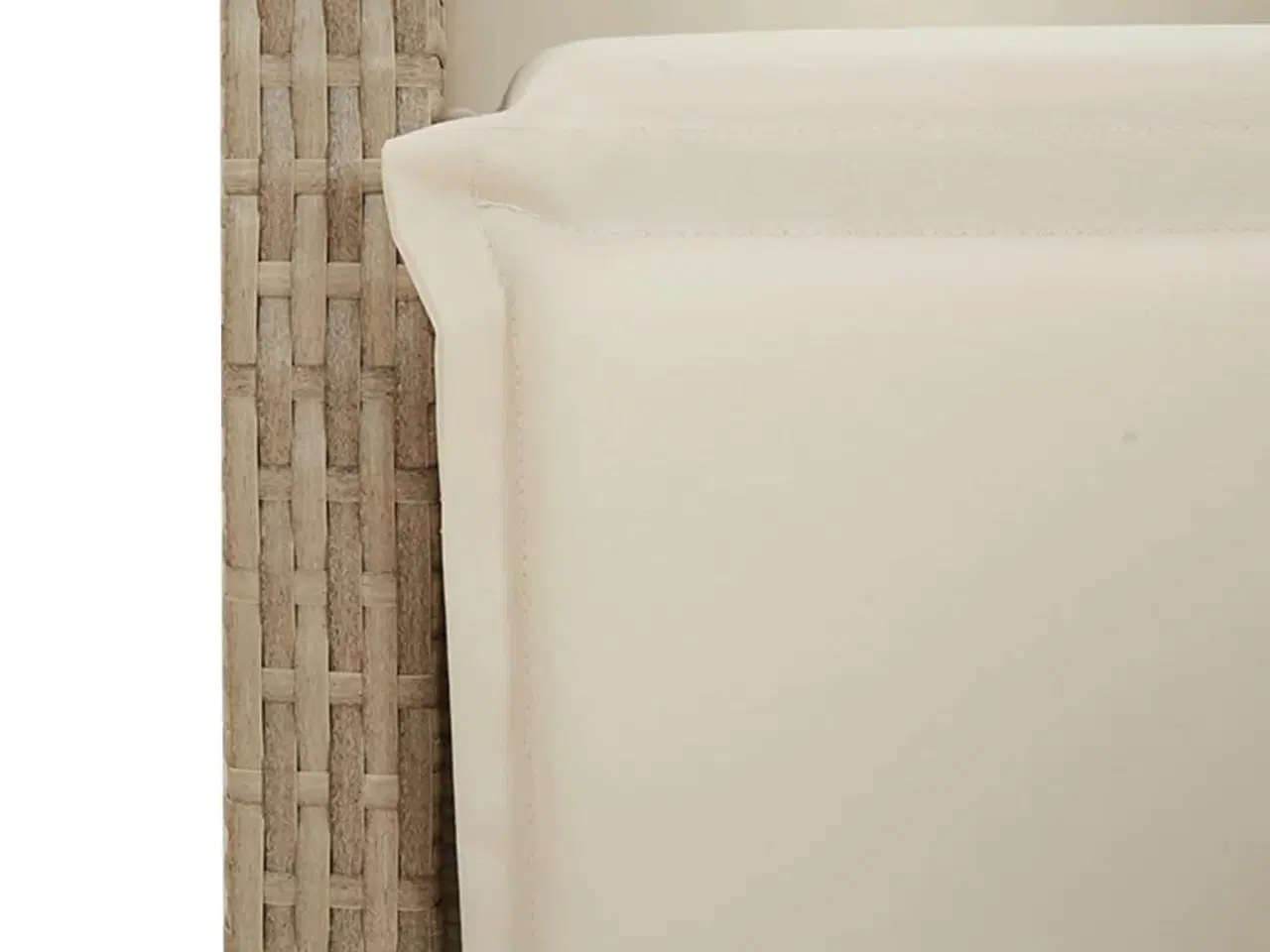 Billede 10 - Havestole 2 stk. med lænefunktion og fodstøtte polyrattan beige