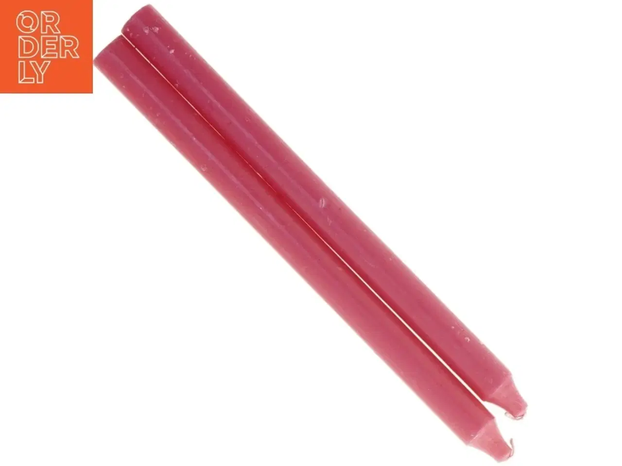 Billede 6 - Lange røde stearinlys (str. 28 cm)