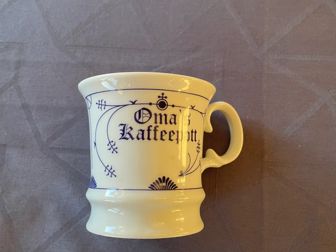 Billede 1 - Fattigmands musselmalet krus