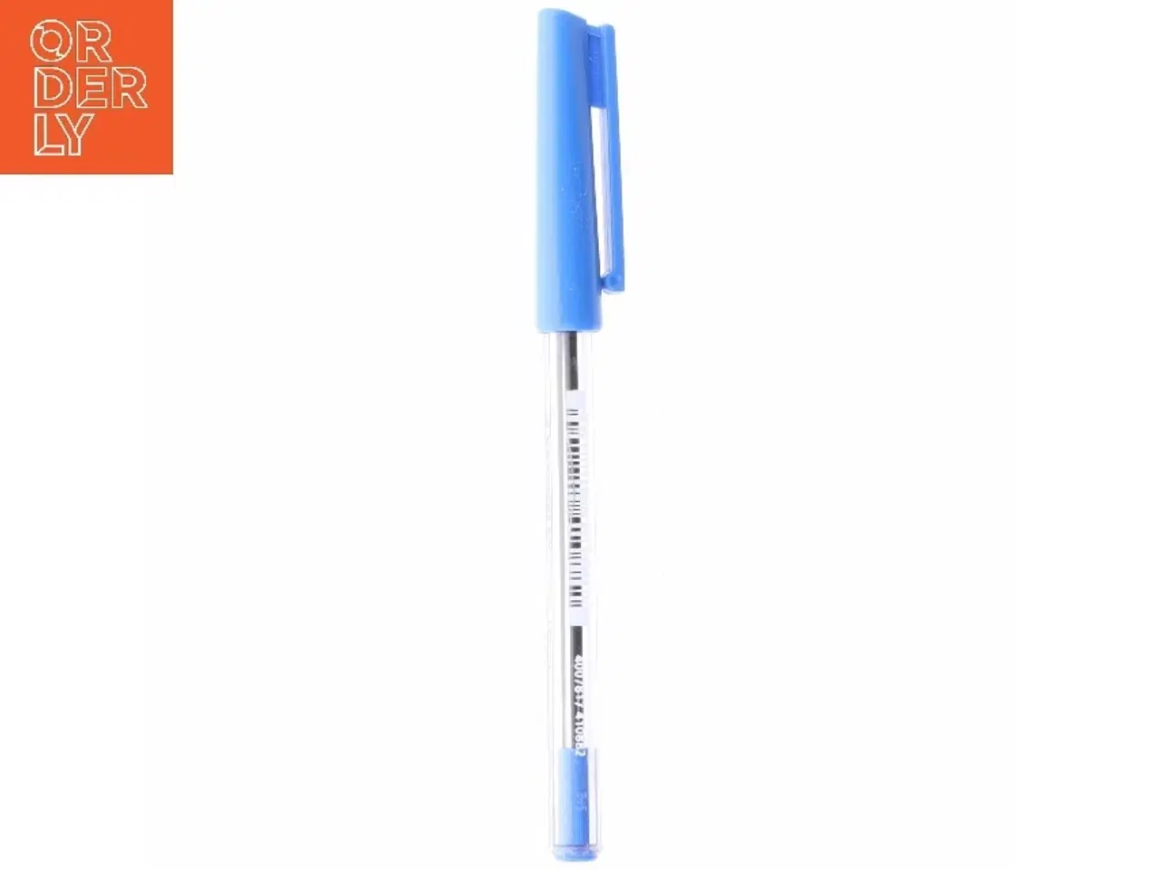 Billede 1 - Blå kuglepen med hætte fra Staedtler (str. 13,5 cm)