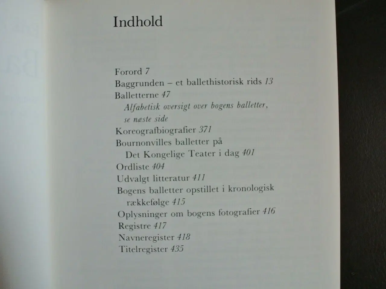 Billede 2 - balletbogen, af erik aschengreen, emne: kunst og k
