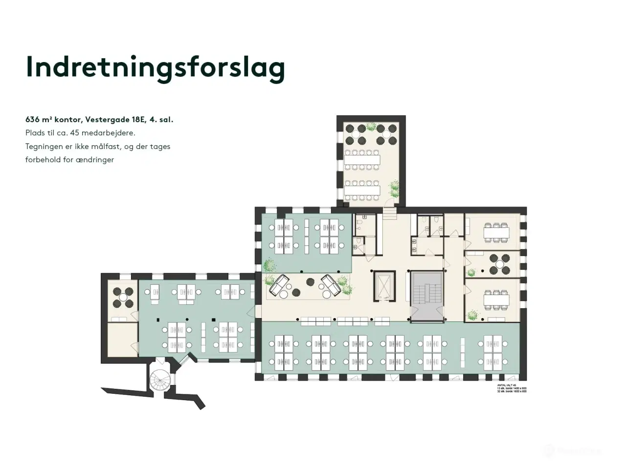 Billede 13 - Nyistandsat kontor til ca. 45 medarbejdere