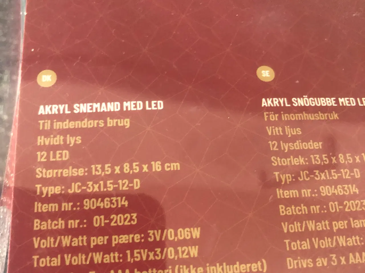 Billede 6 - Akryl julefigurer - til batterier og inde brug
