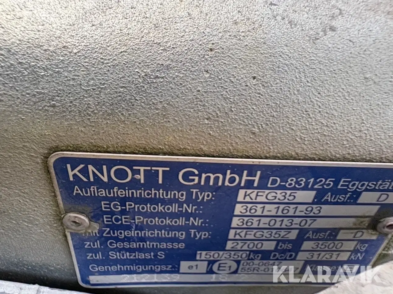 Billede 5 - Tip trailer  til personbiler Nugent KFG35