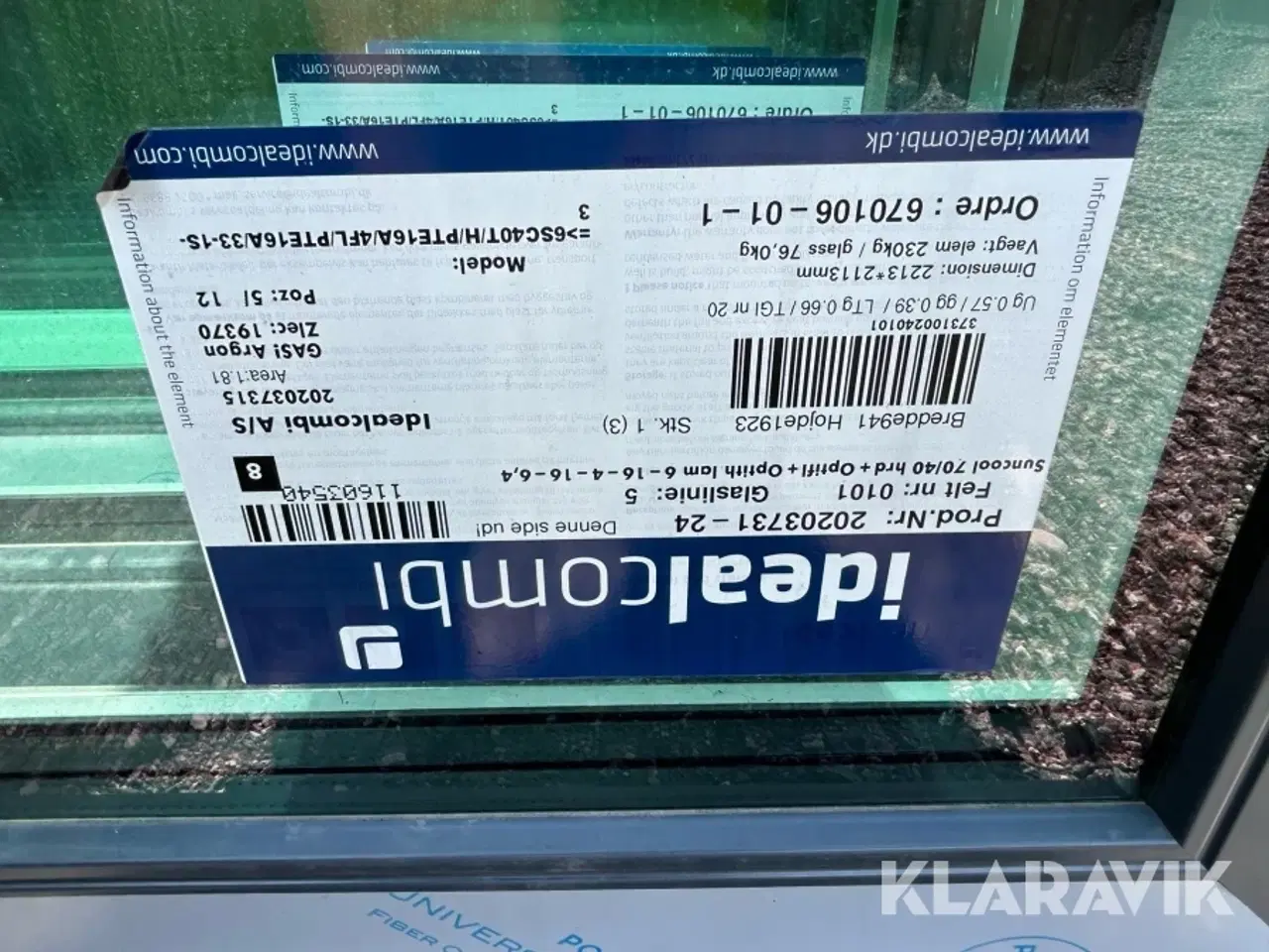 Billede 4 - Skydedør Idealcombi 1 styk.