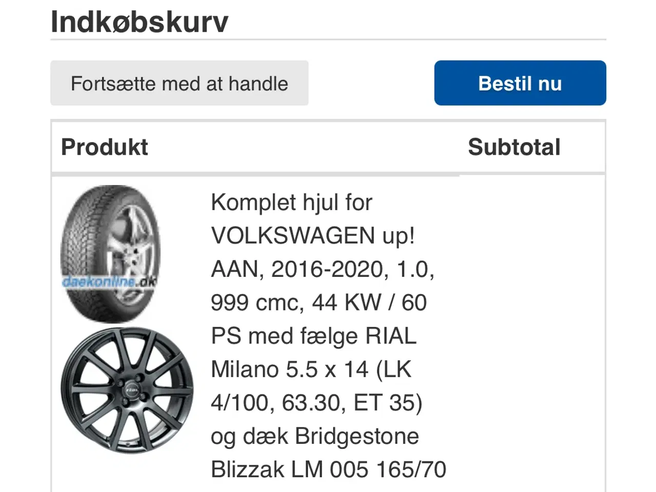 Billede 6 - Vinterhjul til up/ citigo/ mii