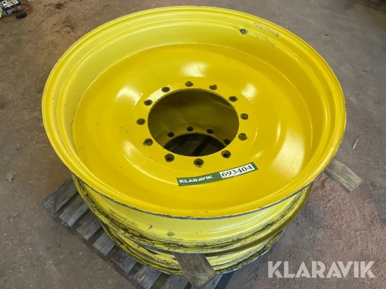 Billede 8 - Fælge og Fælgplader  4 styk 38"