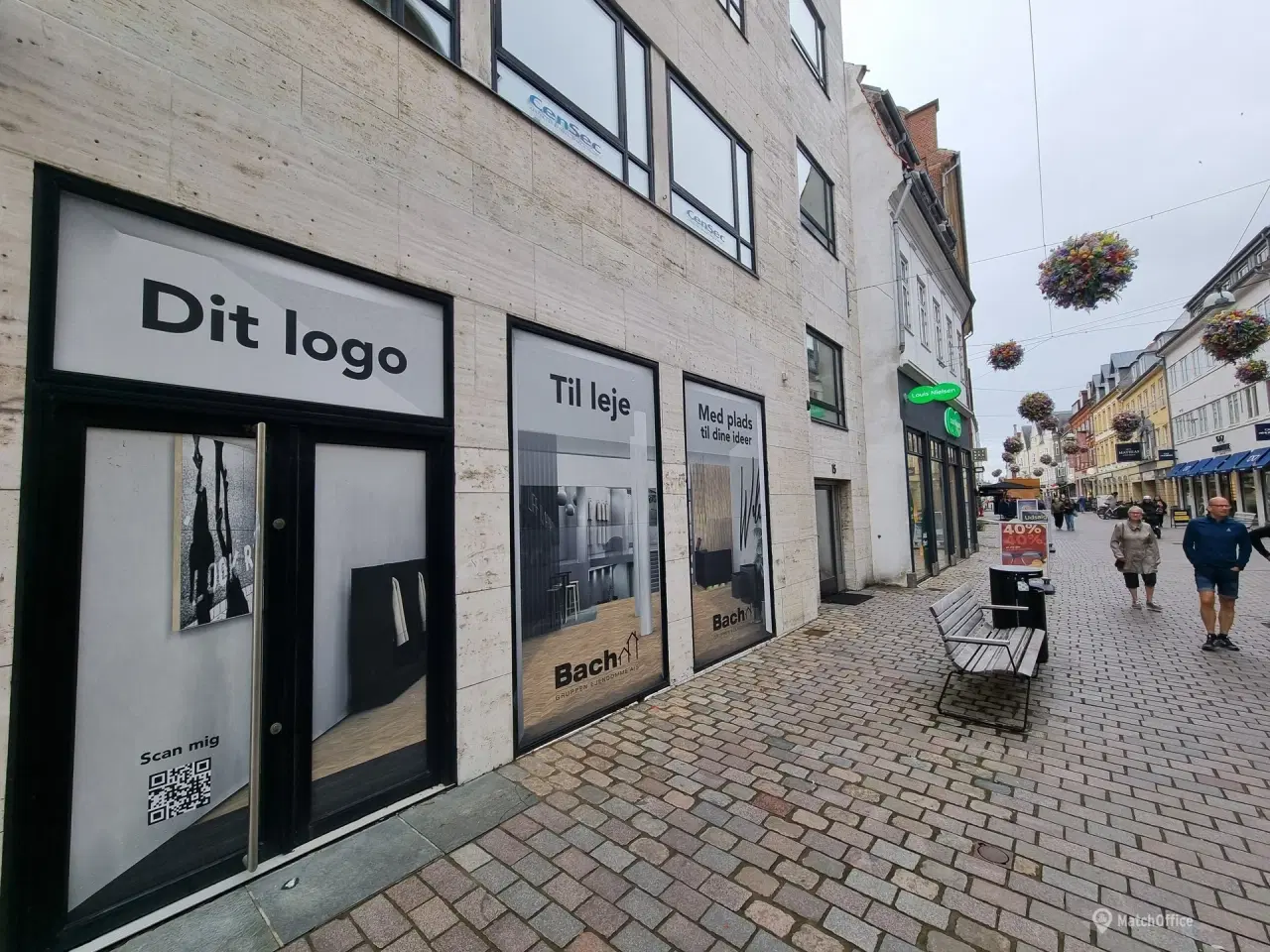 Billede 1 - Meget centralt beliggende butikslejemål - i alt 433 kvm