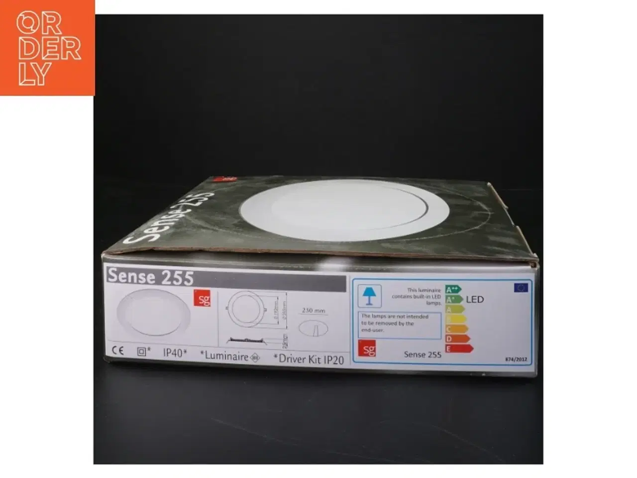 Billede 1 - LED Plafondlampe  255  (str. Ø 22,5 cm)