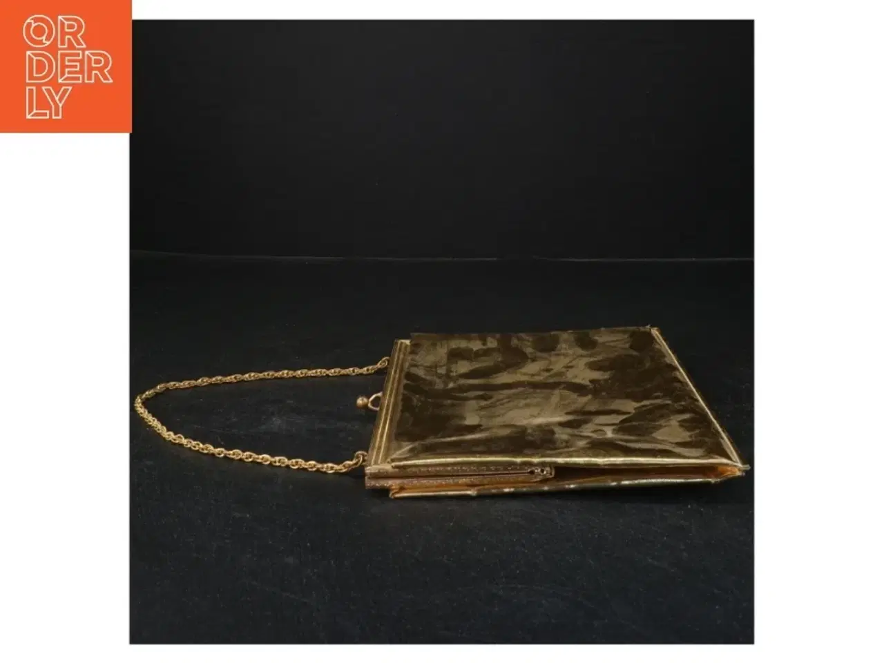 Billede 2 - Vintage guld clutch taske (str. 21x16,5 cm)
