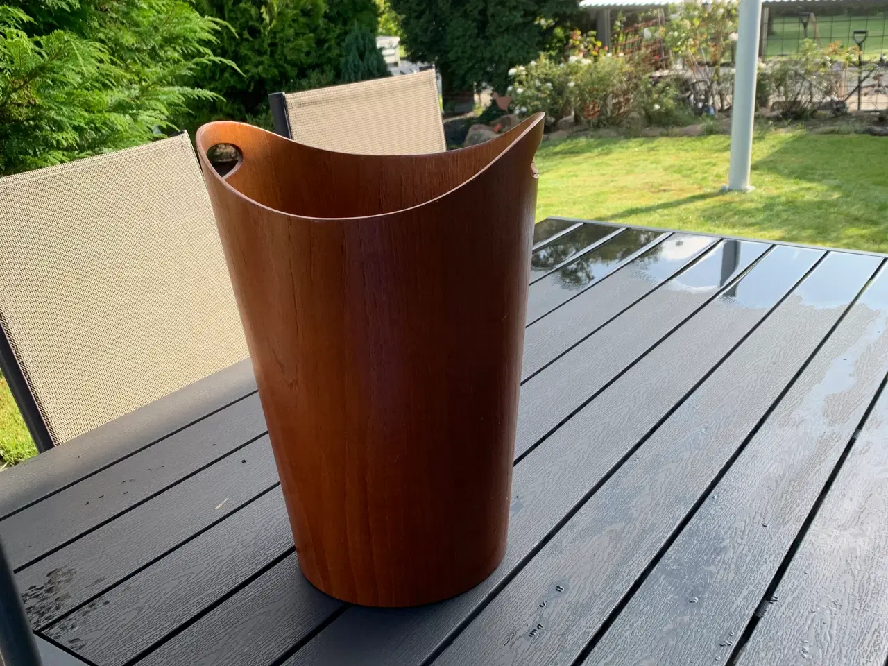 Billede 1 - Papirspand i teak