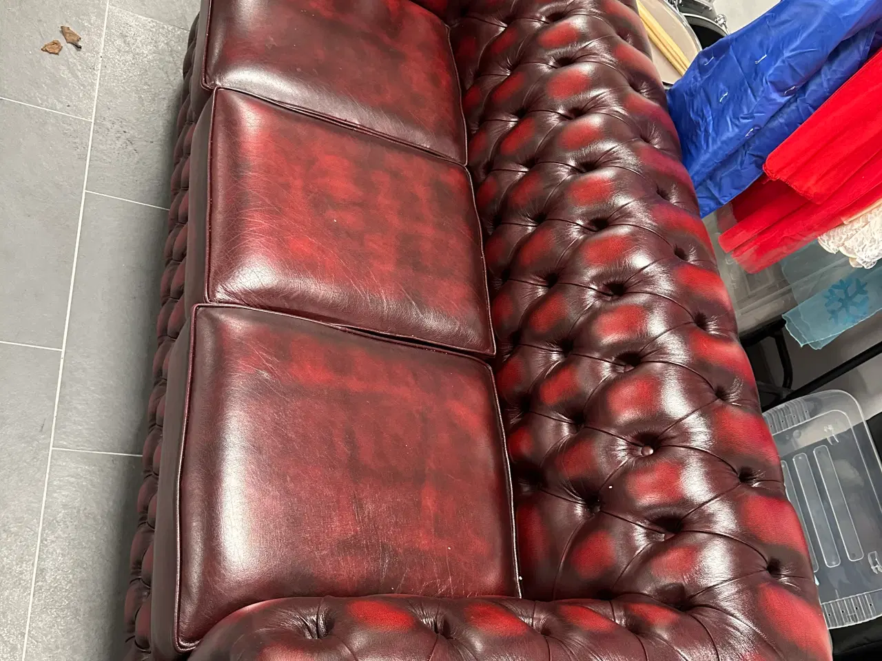 Billede 2 - 3-Pers chesterfield sofa