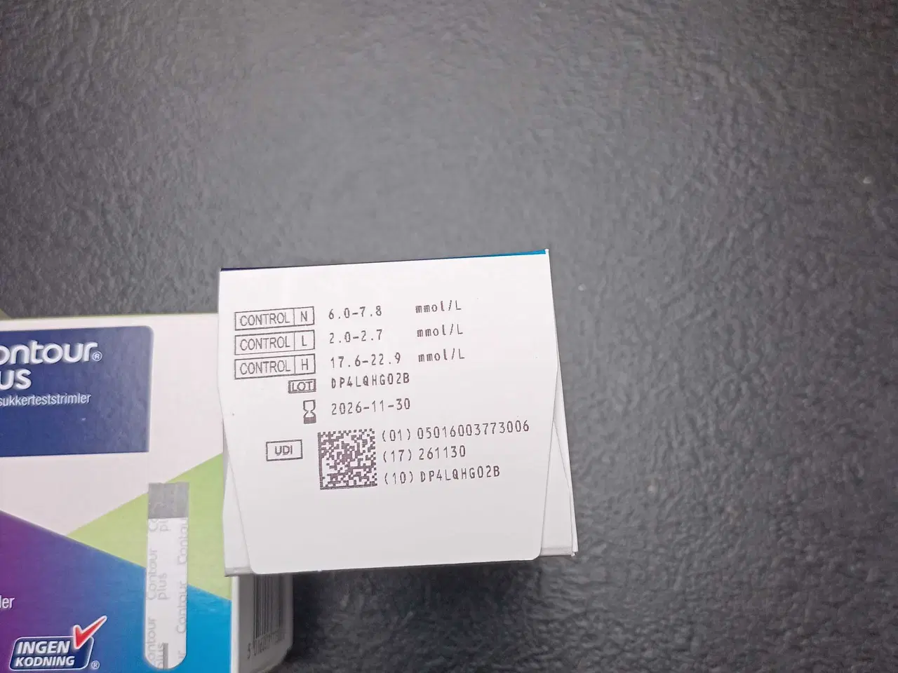 Billede 1 - Teststrimler til Contour plus 
