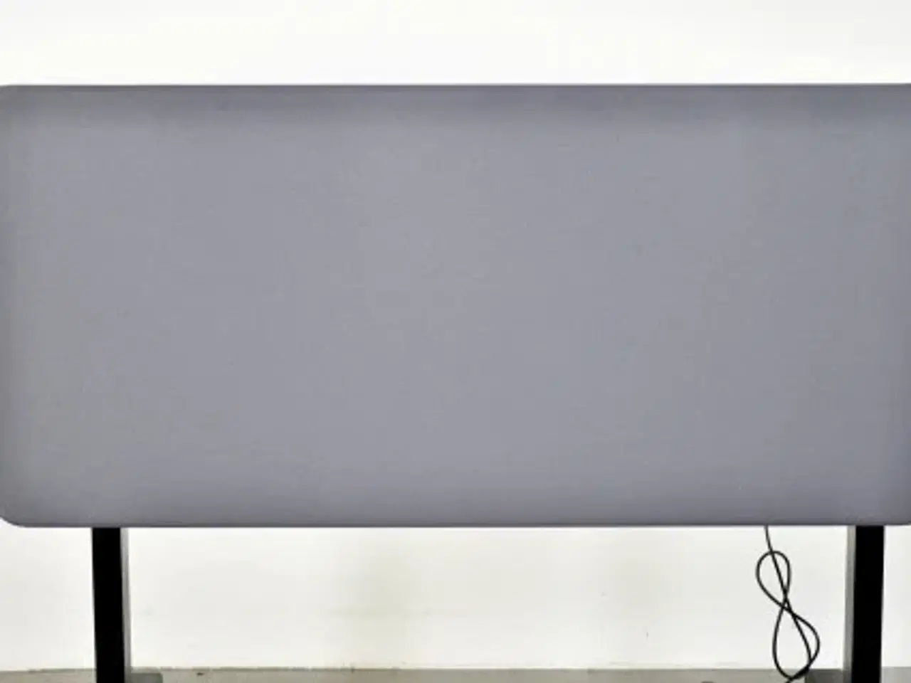 Billede 1 - Abstracta bordskærm i grå, inkl. beslag.