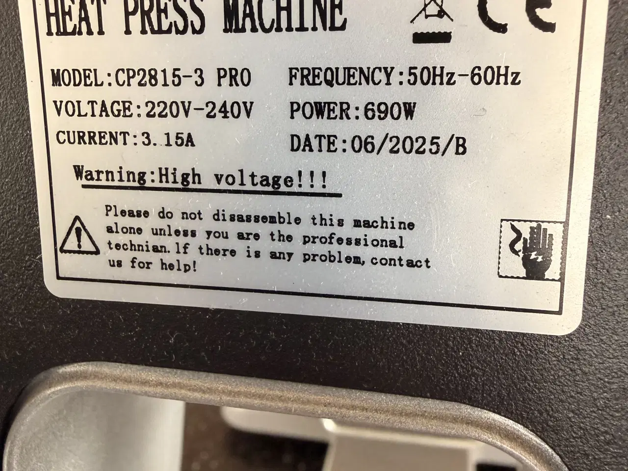 Billede 5 - Semi automatic varmepresse til kasketter 