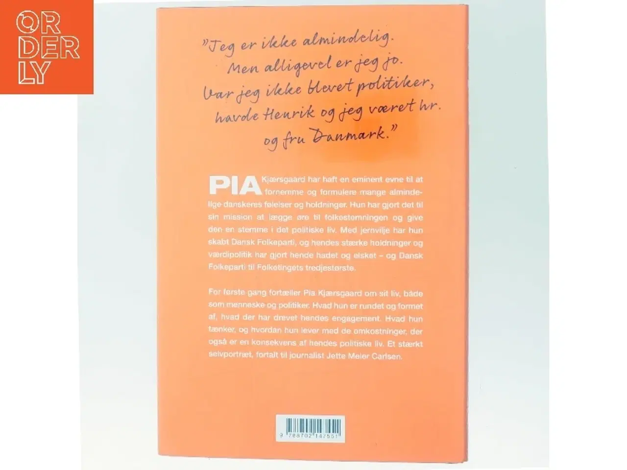 Billede 3 - Fordi jeg var nødt til det af Pia Kjærsgaard (Bog)