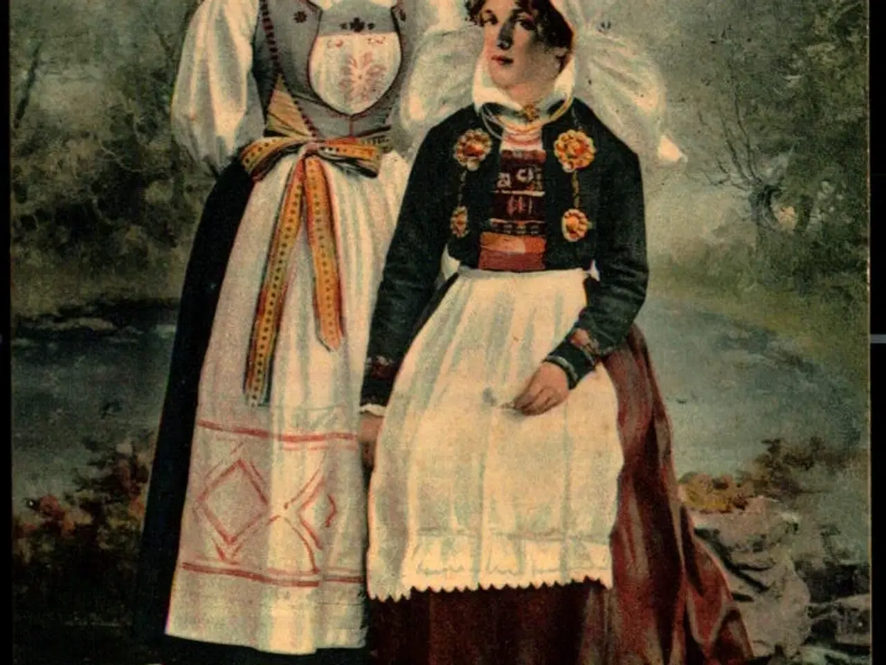 Billede 1 - Svendske Nationaldragter - Skåne - Peter Alstrup  239/9 - Brugt