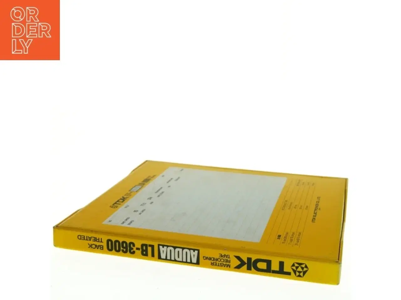 Billede 3 - TDK Audua LB-3600 kvarttomme  tre timer lydbånd på metalspole med NAB kerne (str. 28 x 28 cm)