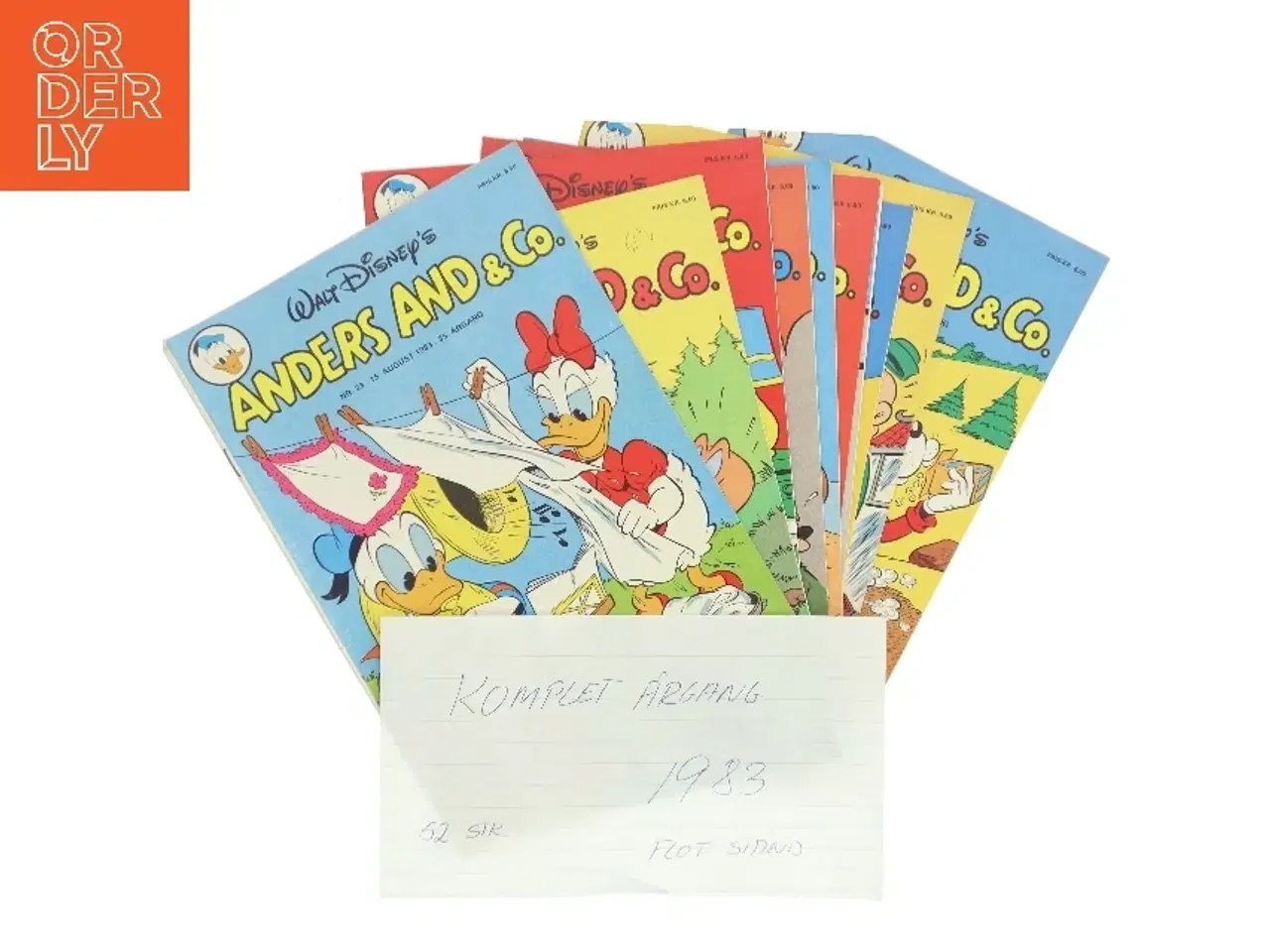 Billede 3 - Komplet årgang 1983 Anders And & Co. af Walt Disney (Bog)
