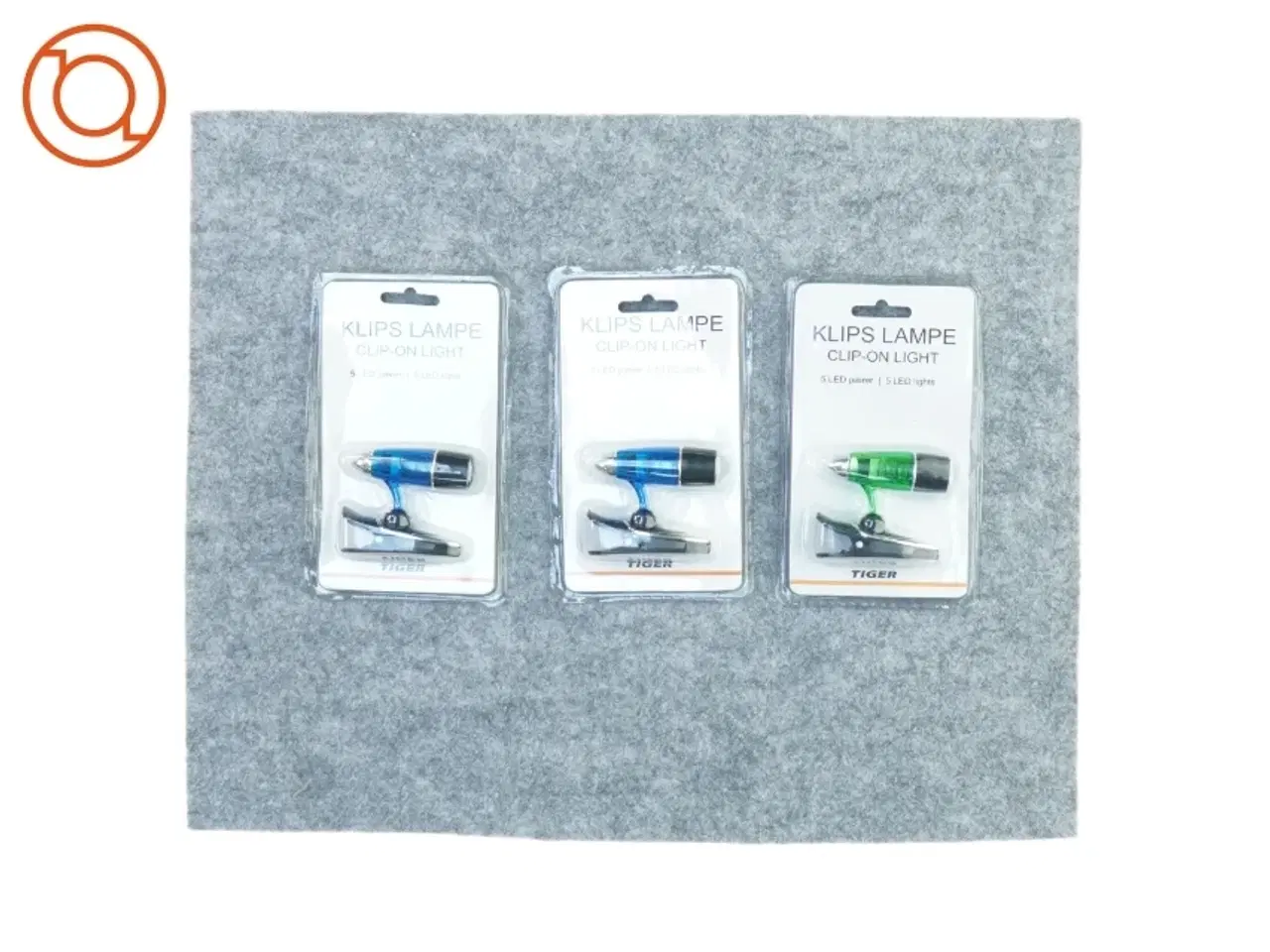Billede 1 - Klips lampe (3 stk) fra Tiger